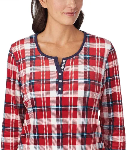 Vista 4 de Nautica - Pijama de forro polar para mujer (2 piezas)