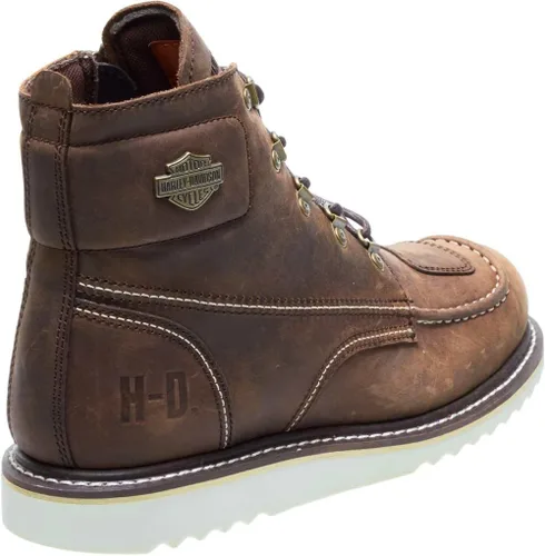Vista 3 de Harley-Davidson Men's Hagerman Leather Motorcycle Wedge Boot