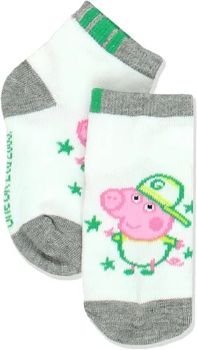 Vista 7 de Peppa Pig George - Juego de 6 calcetines para niños pequeños