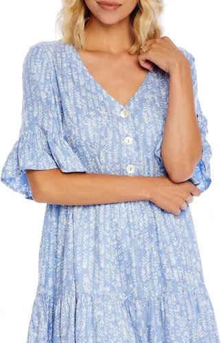 Vista 8 de Mud Pie Vestido de manga corta con volantes para mujer Aster