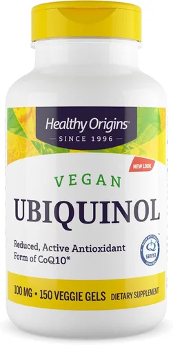 Vista 9 de Healthy Origins Ubiquinol vegano (forma activa de CoQ10), 100 mg – Kaneka Ubiquinol Suplementos para la salud del corazón y apoyo antioxidante