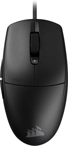 Vista 12 de Corsair M55 Mouse inalámbrico ligero para juegos FPS - 2.4 GHz y Bluetooth - 24,000 DPI - Batería de larga duración - Seis botones programables