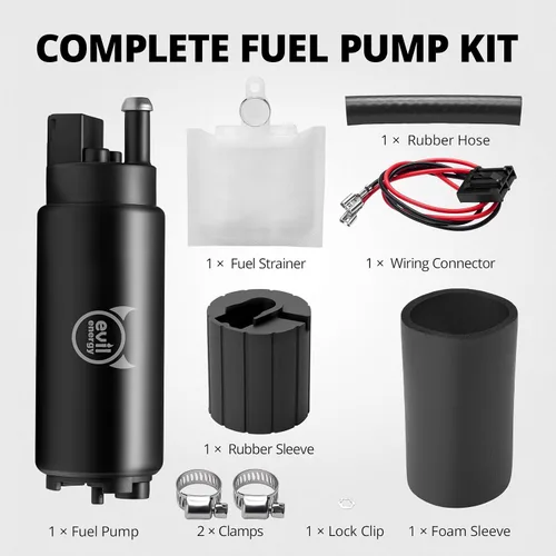 Vista 7 de EVIL ENERGY EFI 255LPH Bomba eléctrica de combustible en tanque de alto flujo 43PSI Kit
