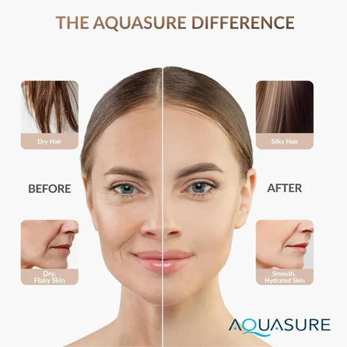 Vista 5 de Aquasure Filtro de ducha de alta capacidad de 10,000 galones para cabello, piel y uñas más saludables, mejora la piel seca con picazón, reduce