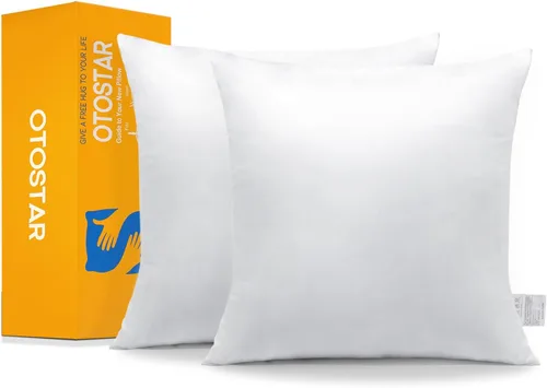 Vista 9 de OTOSTAR Cojín de almohada de 12 x 20 pulgadas, cojín interior suave y esponjoso, relleno de cojín blanco decorativo