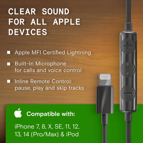Vista 3 de Symphonized Ahorra hasta un 13% en auriculares MFI para iPhone + juego de altavoces Bluetooth NXT Premium