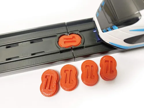 Vista 4 de TrainLab Conectores de huesos para perros Intelino Smart Tracks 5pc (NiteBrite)