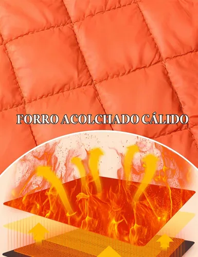 Vista 4 de TACVASEN - Chaquetas de hombre. Chaqueta bomber de otoño e invierno, acolchada, con cremallera completa, cálida, de estilo casual Negro