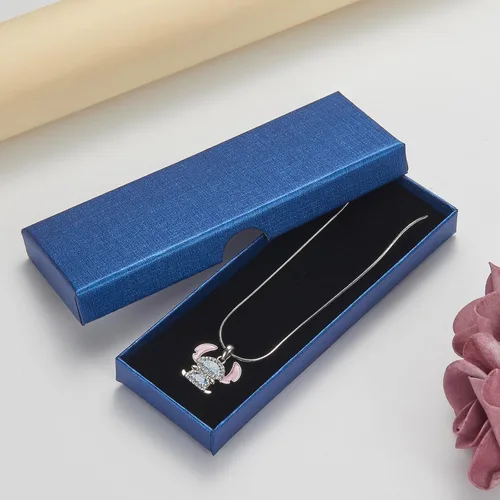 Vista 5 de Stich - Collar de regalo de cumpleaños con temática para niñas, accesorio de joyería para adolescentes, relleno de calcetín de Navidad de moda
