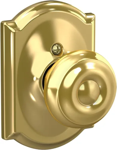 Vista 37 de SCHLAGE F10 GEO 716 Pomo de Puerta Georgiano, Cerradura de Paso para Pasillo y Armario, Bronce Envejecido (Paquete de 4)