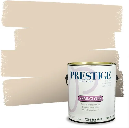 Vista 142 de Pintura 2 en 1, para primera mano y para exterior, de Prestige Paints, E100-P-871BM