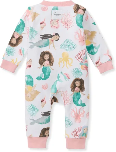 Vista 15 de Burt's Bees Baby - Pijama de una pieza para bebé, mameluco para dormir y jugar, algodón 100% orgánico, cremallera frontal