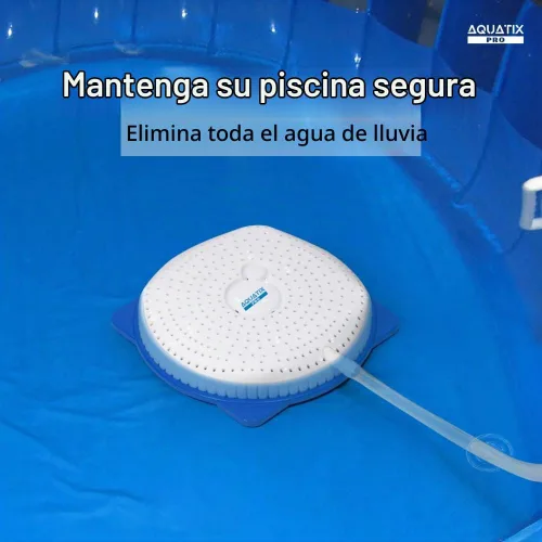 Vista 2 de Aquatix Pro kit de secador de alberca para suelo con cubierta sifón y bomba y manguera de 16 pies