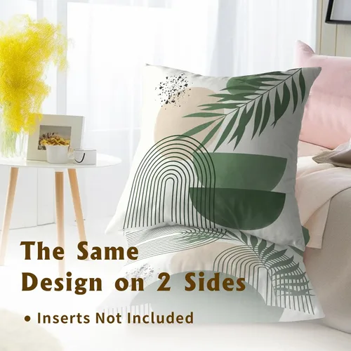 Vista 134 de Giwawa Juego de 2 fundas de almohada decorativas con diseño floral de girasol de 16 x 16 pulgadas, fundas de cojín decorativas para el hogar, sofá
