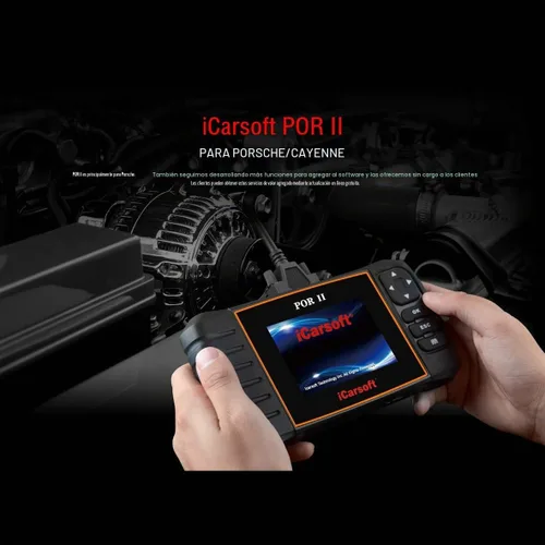 Vista 2 de 2017 iCarsoft POR II para Porsche Herramienta escáner de diagnóstico profesional