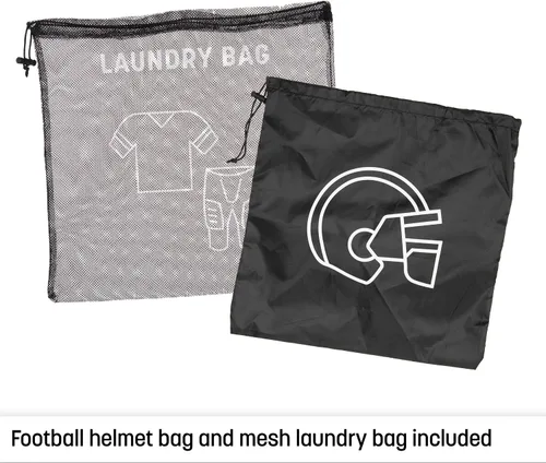 Vista 4 de CHAMPRO Varsity Football Equipment Bag With Shoulder Carry Strap, Laundry and Helmet Bags