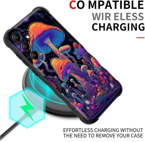 Vista 288 de Funda para Galaxy A14 5G, [Doble Capa][Protección contra Caídas de Grado Militar de 10 Pies] [Antideslizante] Funda Resistente a Prueba de Golpes