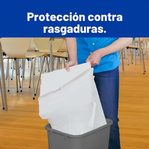 Vista 3 de CloroxPro Glad ForceFlex - Bolsas de basura altas con cordón para cocina, 13 galones, 100 unidades (el paquete puede variar) Unscented, Rip and