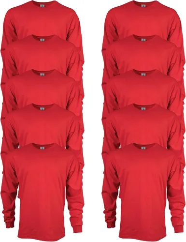 Vista 12 de Gildan - Camiseta de manga larga de algodón ultra estilo G2400 para adultos, paquete múltiple