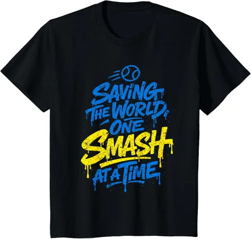 Vista 4 de Padel Humor One Smash at a Time T-Shirt
