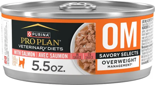 Vista 11 de Pro Plan Veterinary Diets Purina OM Overweight Management Savory Selects with Chicken Feline Formula Alimento húmedo para gatos (paquete de 24)