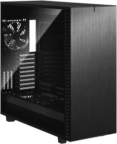 Vista 3 de Fractal Design Define 7 XL Negro Aluminio Cepillado/Acero E-ATX Silencioso Modular Vidrio Templado Ventana Torre Completa Caja De Computadora