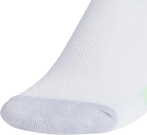 Vista 4 de adidas Calcetines deportivos acolchados invisibles (6 pares) para niños, niños y niñas, duraderos, transpirables y de bajo perfil