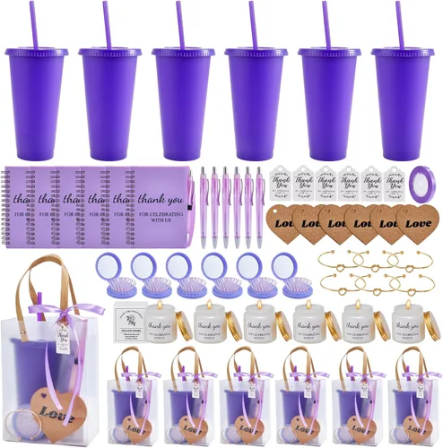 Vista 9 de 56 premios de baby shower para ganadores de juegos, regalos de baby shower, incluyendo vaso de plástico, cuaderno, velas perfumadas, bolígrafos Azul