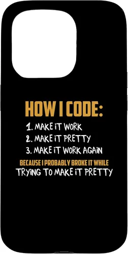 Vista 14 de iPhone 16 How To Code Funny Computer Programmer Coding Geek Novelty Case