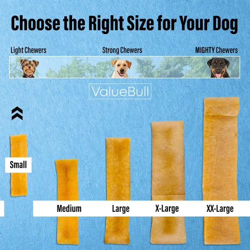 Vista 3 de ValueBull Himalayan - Masticables de queso de yak para perros, pequeños, paquete a granel de 10 libras, de larga duración para masticadores
