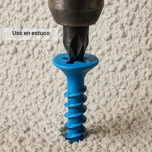 Vista 4 de BCP Fasteners Tornillos para hormigón con punta de diamante de cabeza plana