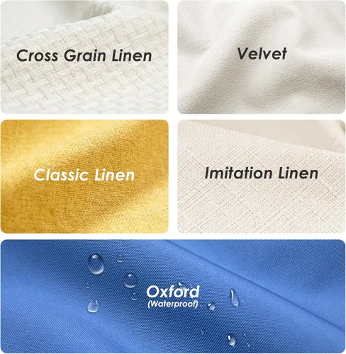 Vista 2 de Muestra de tela personalizada, material impermeable y a prueba de sol para muebles de tapicería para exteriores e interiores, cojín para banco