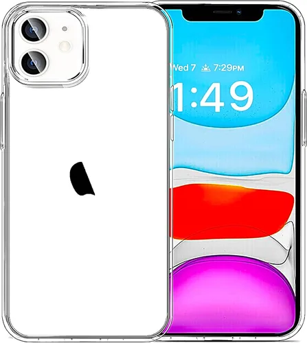 Vista 15 de JJGoo Funda compatible con iPhone 11, color negro transparente, suave, absorción de golpes, antiarañazos, a prueba de golpes, funda protectora
