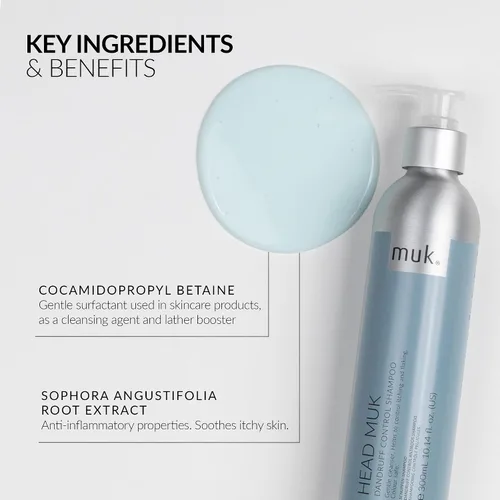 Vista 4 de MUK. Haircare Head Champú para el control de la caspa - 10.1 fl oz
