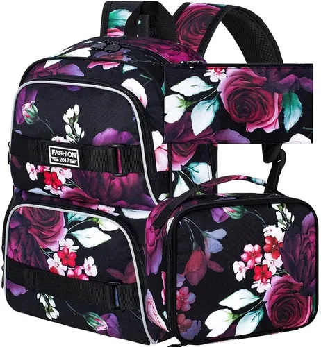 Vista 9 de Mochila de 17 pulgadas para niños y hombres, juego de 3 mochilas para portátiles universitarios para adolescentes y estudiantes, resistente al agua