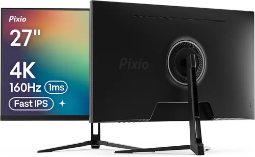Vista 11 de Pixio PX27U Wave Beige 27 pulgadas 160Hz Frecuencia de actualización 4K 3840x2160p Resolución Panel IPS rápido 1ms GTG Tiempo de respuesta Monitor
