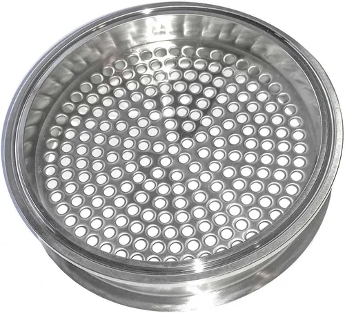 Vista 13 de HFS (R) Placa de filtro de triple abrazadera de 3 pulgadas con orificio de 0.236 in de acero inoxidable 304