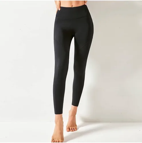 Vista 2 de Leggings suaves y elásticos de cintura alta con bolsillo lateral