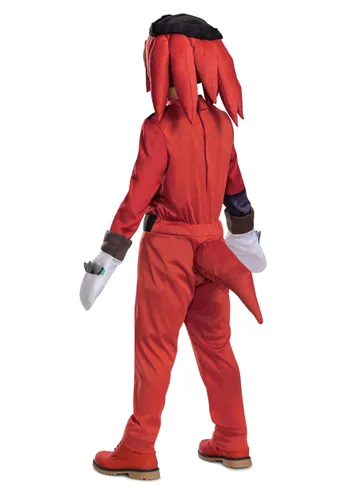 Vista 4 de Disfraz de Knuckles Prime de Sonic the Hedgehog para Niños Multicolor