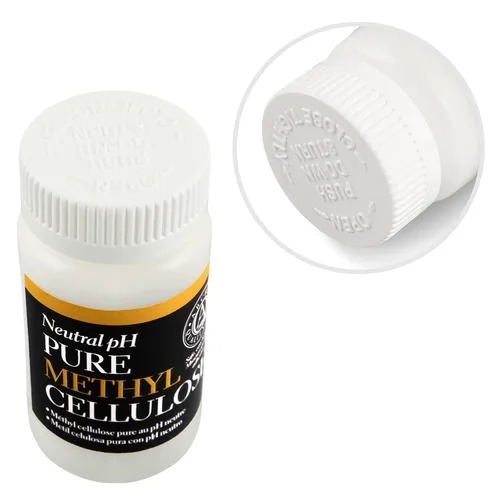 Vista 3 de LINECO Adhesivo de Celulosa Metílica de pH Neutro, 1.5 Oz, Pegamento Multiusos Libre de Ácido, Secado Rápido y Transparente, Soluble en Agua