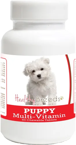 Vista 5 de Healthy Breeds Affenpinscher - Tableta multivitamínica para cachorros y perros, 60