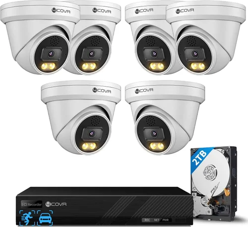 Vista 15 de Sistema de cámara de seguridad PoE 4COVR con disco duro de 2 TB, LY97KA5M0804