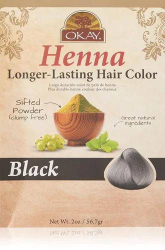 Vista 3 de OKAY HENNA COLOR DURANTE LARGO Marrón 1.76 oz
