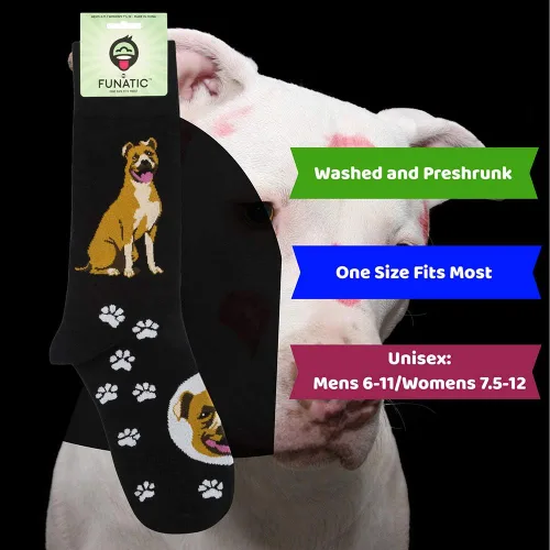 Vista 4 de FUNATIC Dog Funny Novelty Socks - Perfect Pet Lover Gift - All Breeds