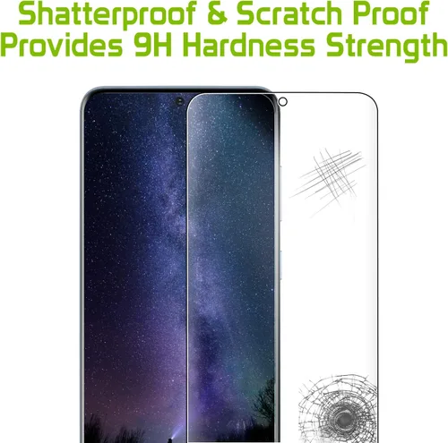 Vista 3 de Cellet Protector de pantalla para Galaxy S21, protector de pantalla de poliuretano termoplástico (TPU), compatible con Samsung Galaxy S21