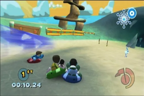 Vista 4 de Sled Shred featuring the Jamaican Bobsled Team - Nintendo Wii