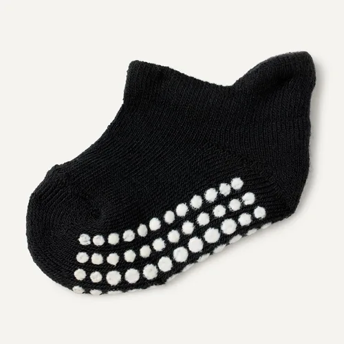 Vista 5 de Amazon Essentials Calcetines unisex de corte bajo con agarre antideslizante para bebés, 14 pares