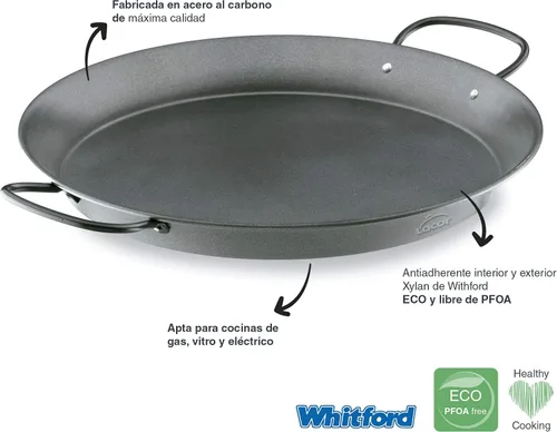 Vista 3 de Lacor -60127-Plato REDONDO para Paella Antiadherente 28 CMS.