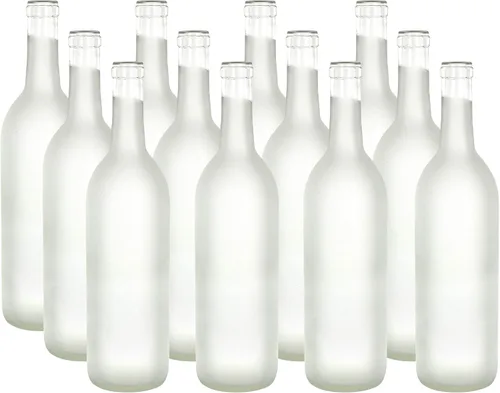 Vista 3 de Home Brew Ohio Caja de 12 botellas de burdeos esmeriladas de 25.4 fl oz multi