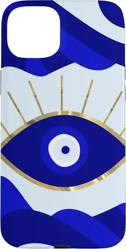 Vista 9 de Funda para iPhone 13 Pro Max Lava All Seeing Blue Evil Eye